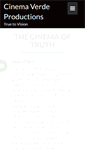 Mobile Screenshot of cinemaverdeproductions.com